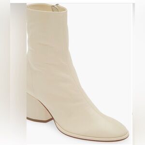 Aeyde Andreia Creamy Beige Ankle Boots 38=7